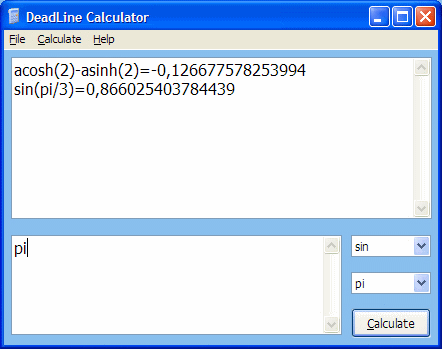 DeadLine Calculator